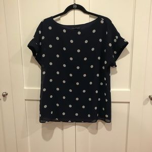 Banana Republic Polka Dot Top Size M